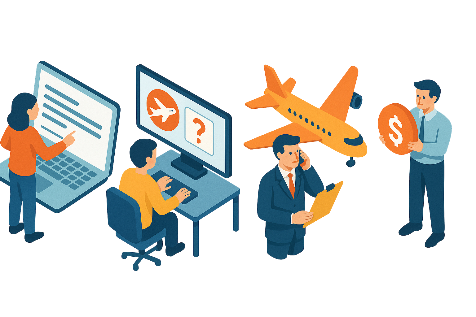 Proceso de compensación con Vuelo Assist