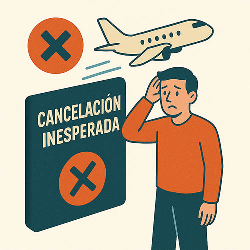 Cancelación inesperada